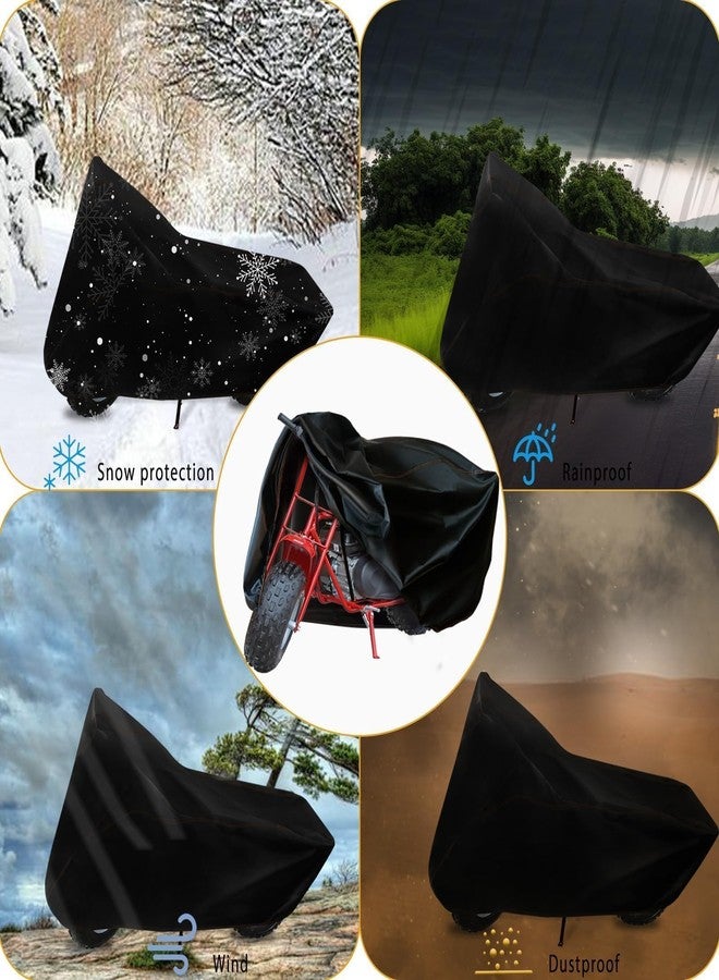 Chikia Mini Bike Cover Outdoor,Minibike Cover Waterproof,Compatible with Coleman CT200U CT200U-EX BT200X RT200 B200R B200RSV Massimo CT 70s Baja Trail Master Accessories,Protection,Dustproof - Image 5